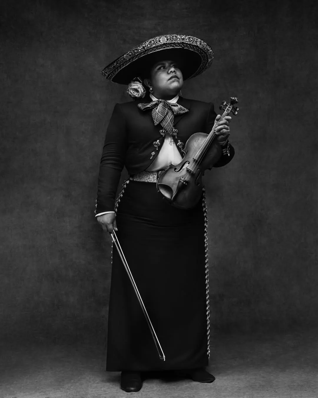 Mariachi woman with violin