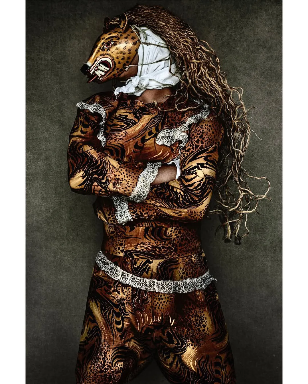 Animalitos de Rabinal, jaguar costume